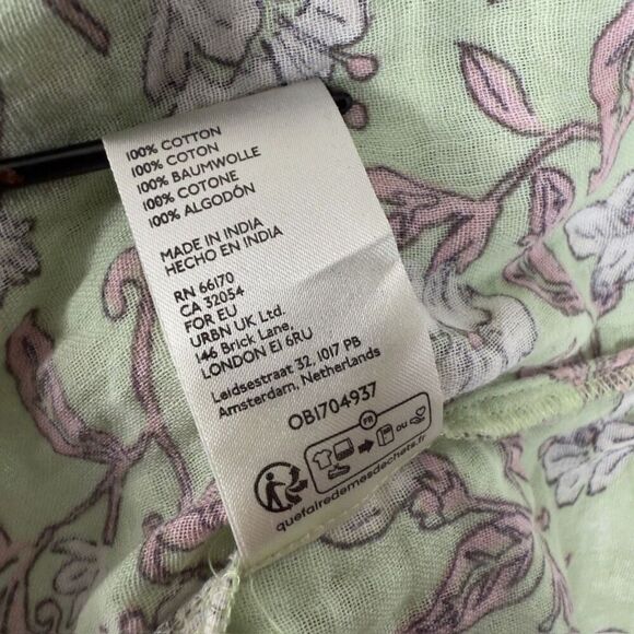 Free People NWT Nala Printed Babydoll Top - Women’s L - Picture 10 of 10